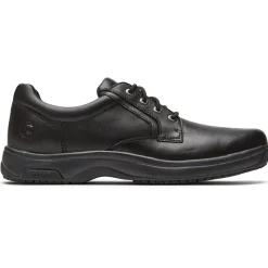 Wide|Shoes>Rockport Men's 8000 Service Plain Toe Oxford BLACK