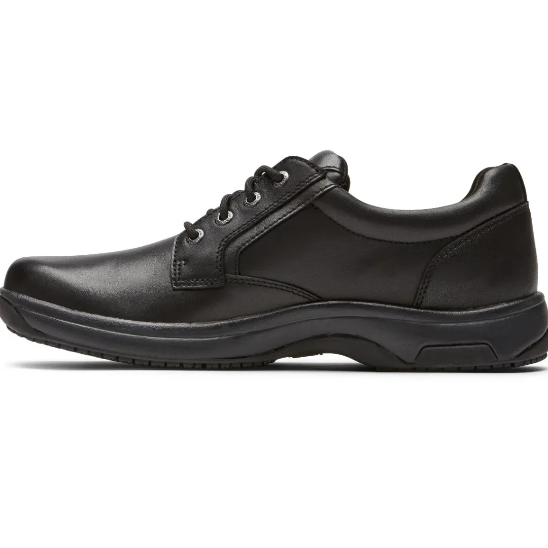 Wide|Shoes>Rockport Men's 8000 Service Plain Toe Oxford BLACK