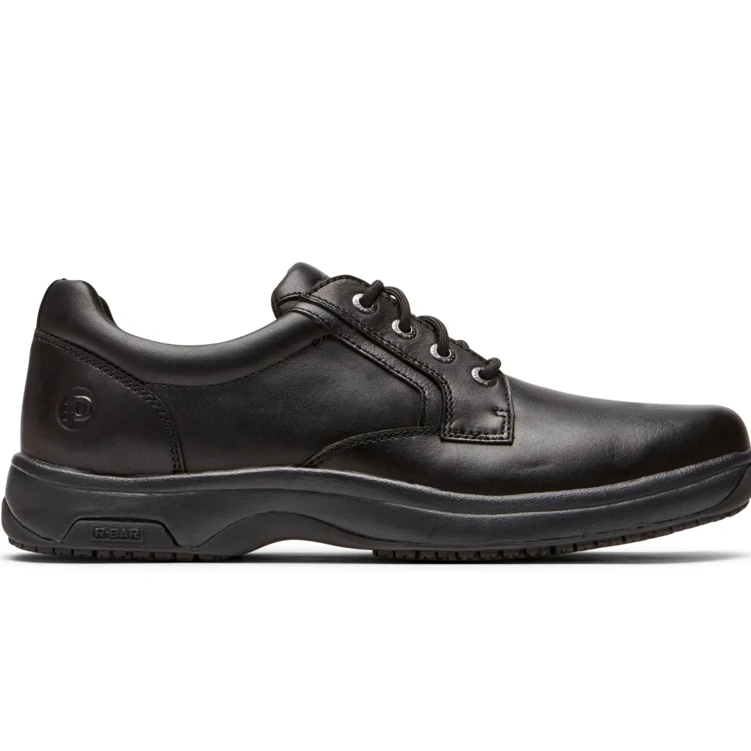 Wide|Shoes>Rockport Men's 8000 Service Plain Toe Oxford BLACK