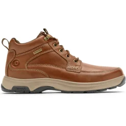 Wide|Boots>Rockport Men's 8000 Waterproof Mid Boot TAN