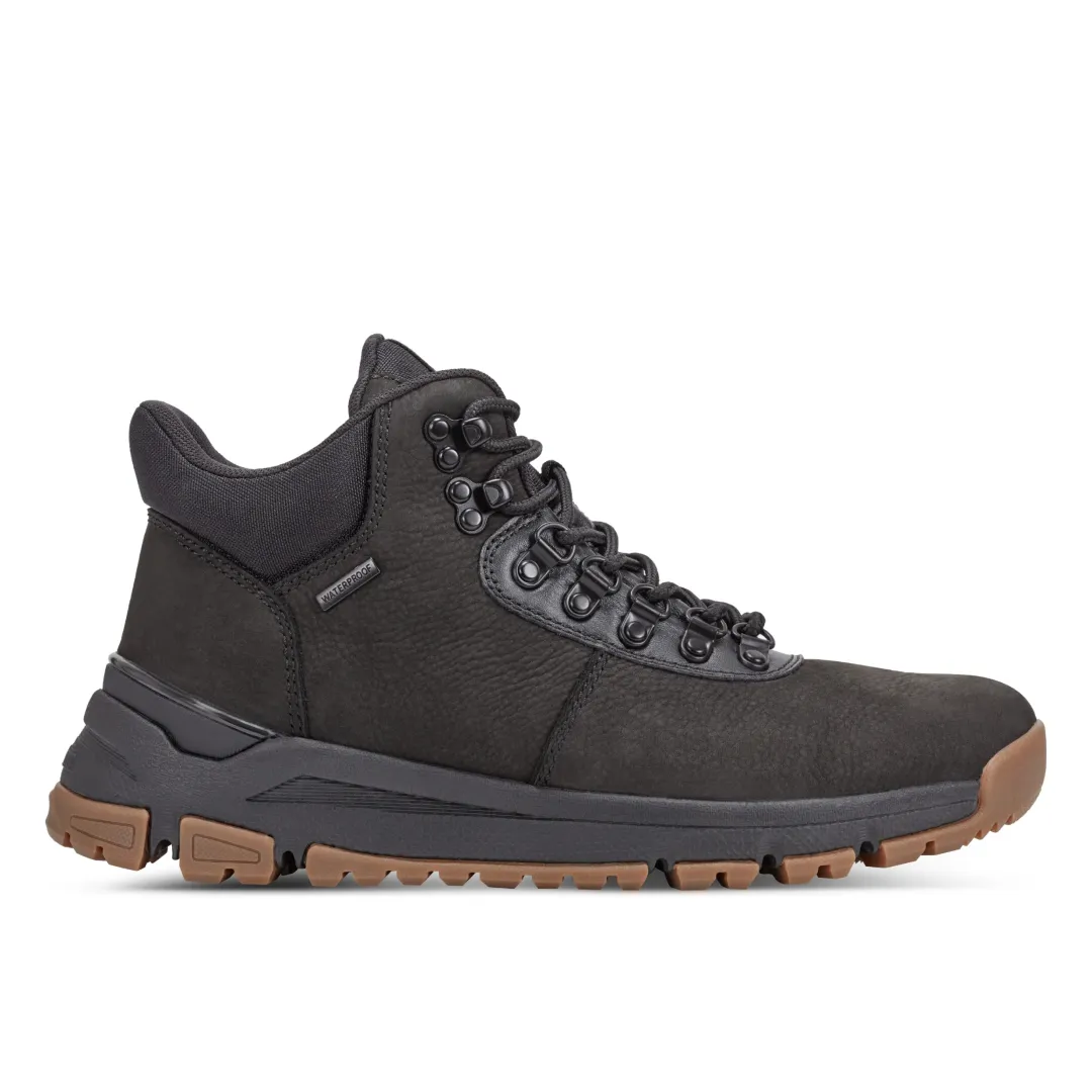Boots>Rockport Men's Alpine Waterproof Casual Lace-up Mid Boots Black