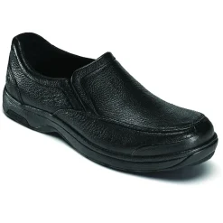 Wide|Shoes>Rockport Men's Battery Park Slip-On Casual Shoe BLACK