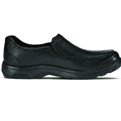 Wide|Shoes>Rockport Men's Battery Park Slip-On Casual Shoe BLACK