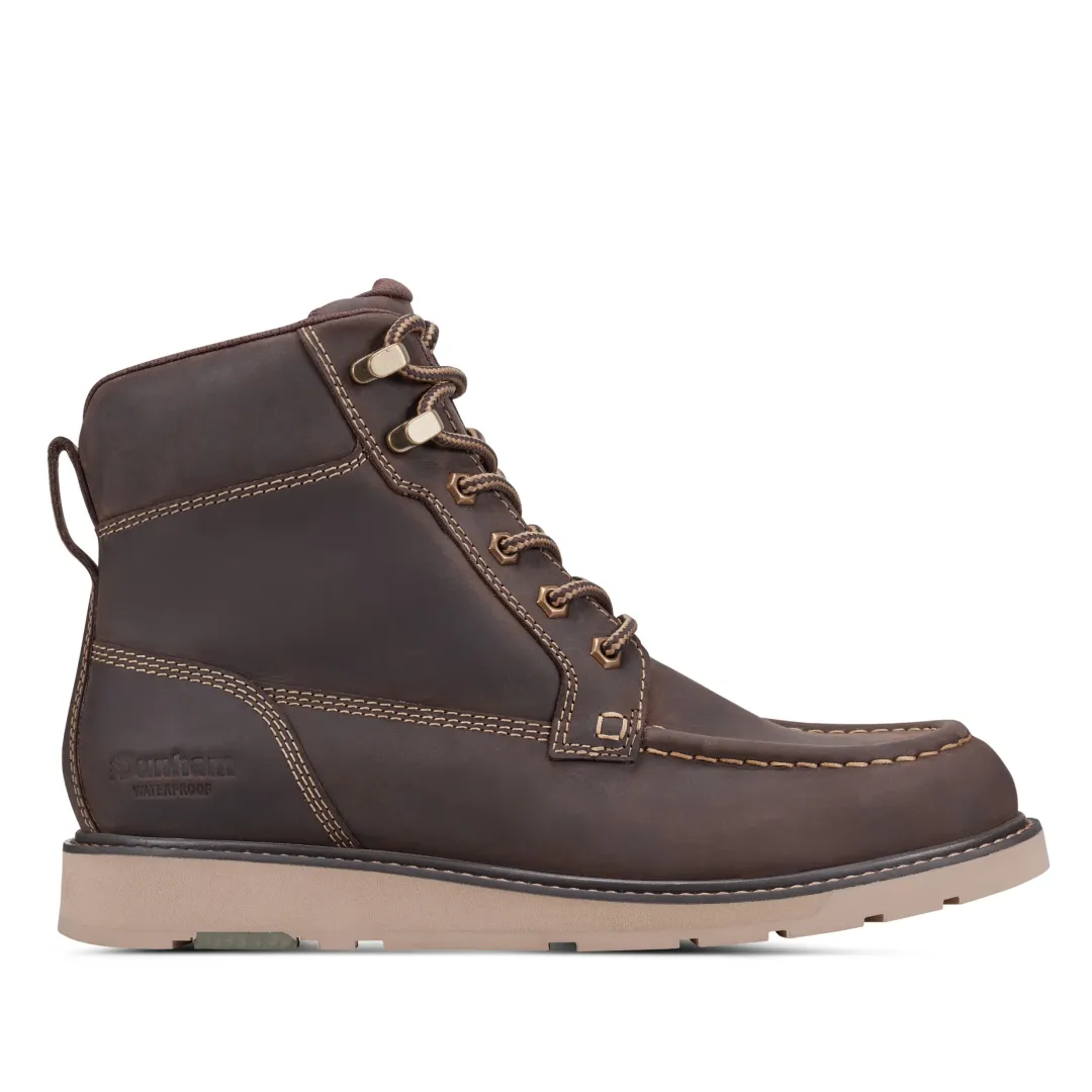 Boots>Rockport Men's Brisco Waterproof Casual Lace-up Boots DarkBrown