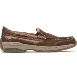 Wide>Rockport Men's Captain Venetian Boat Shoe JAVA