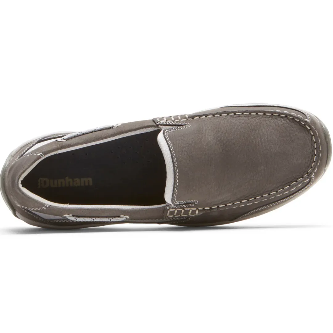 Wide>Rockport Men's Captain Venetian Boat Shoe GREY