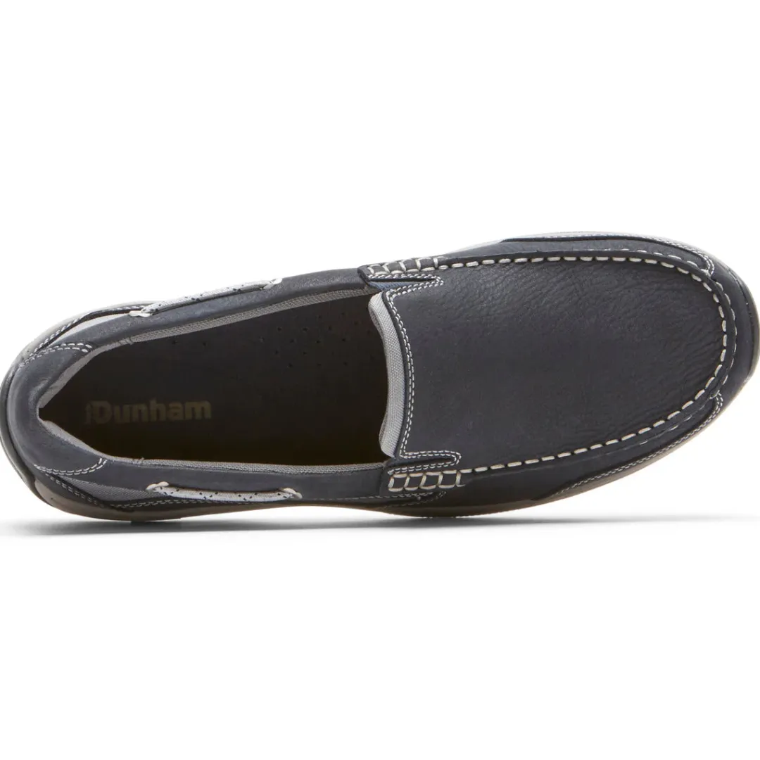 Wide>Rockport Men's Captain Venetian Boat Shoe NAVY