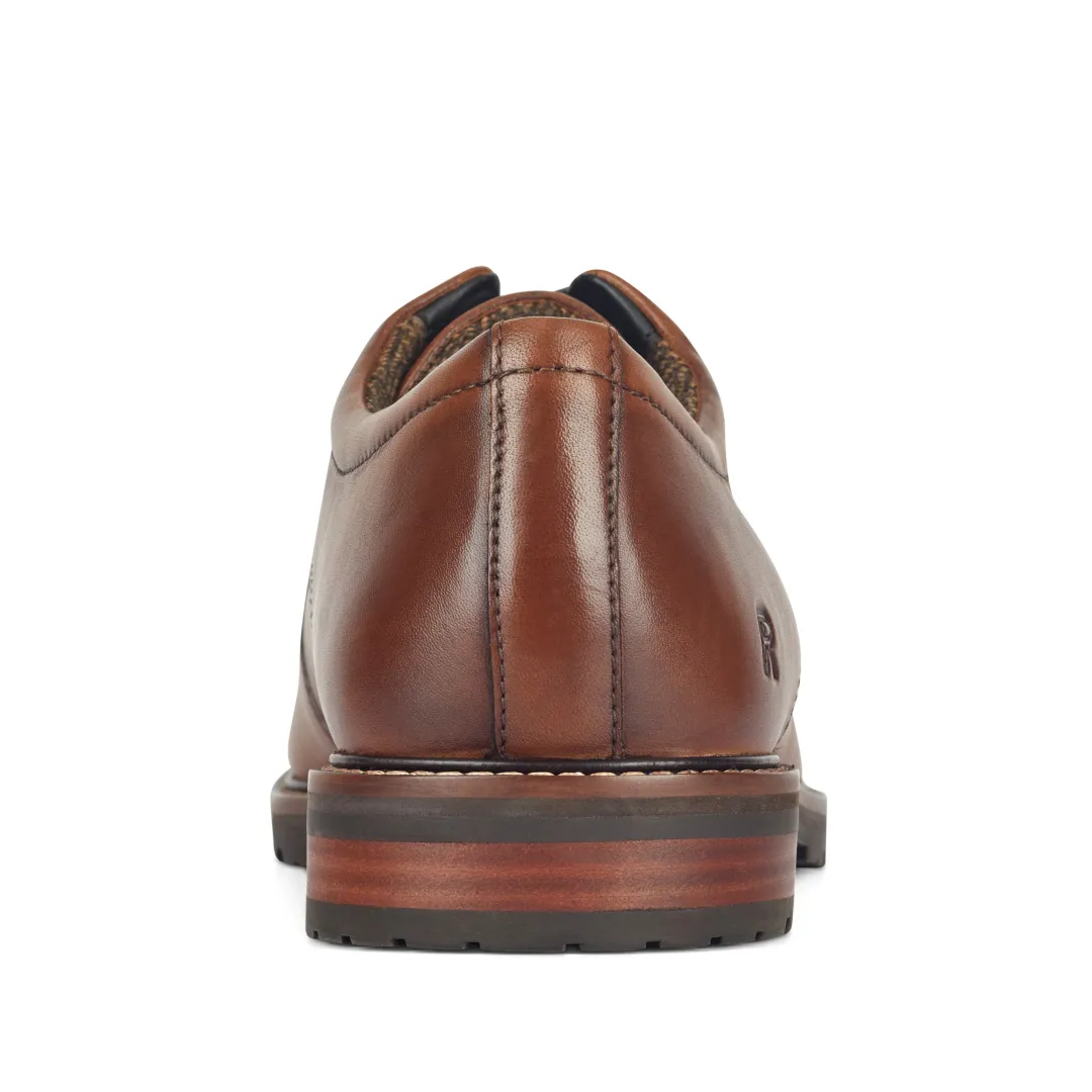 Oxfords & Lace-ups|Oxfords & Lace-ups>Rockport Men's Cedric Dress Lace-up Almond Toe Oxfords DarkNatural