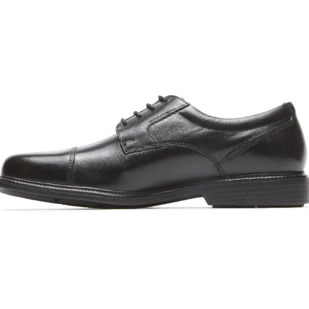Oxfords & Lace-ups|Oxfords & Lace-ups>Rockport Men's Charles Road Cap Toe Oxford BLACK