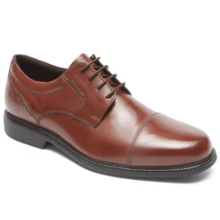 Oxfords & Lace-ups|Oxfords & Lace-ups>Rockport Men's Charles Road Cap Toe Oxford TAN
