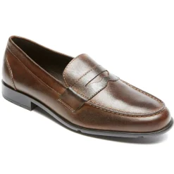 Loafers & Slip-ons|Loafers & Slip-ons>Rockport Men's Classic Penny Loafer DARKBROWN