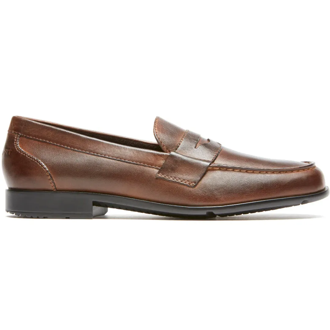 Loafers & Slip-ons|Loafers & Slip-ons>Rockport Men's Classic Penny Loafer DARKBROWN
