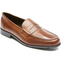 Loafers & Slip-ons|Loafers & Slip-ons>Rockport Men's Classic Penny Loafer COGNAC