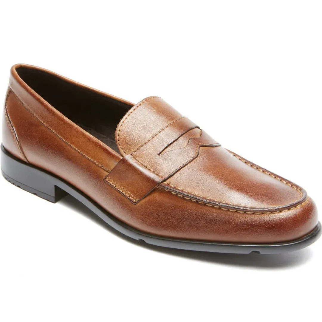 Loafers & Slip-ons|Loafers & Slip-ons>Rockport Men's Classic Penny Loafer COGNAC