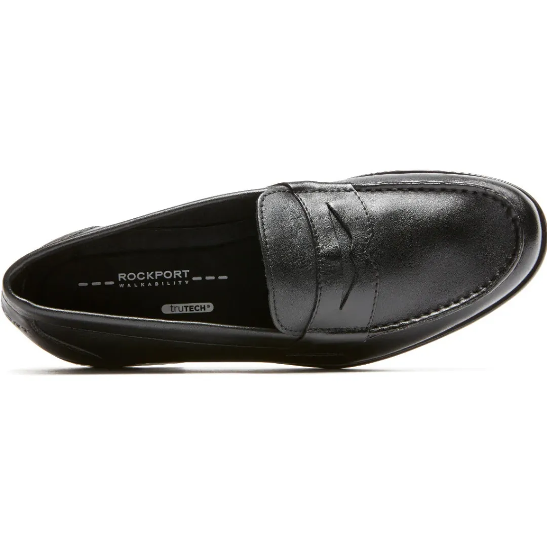 Loafers & Slip-ons|Loafers & Slip-ons>Rockport Men's Classic Penny Loafer BLACKII