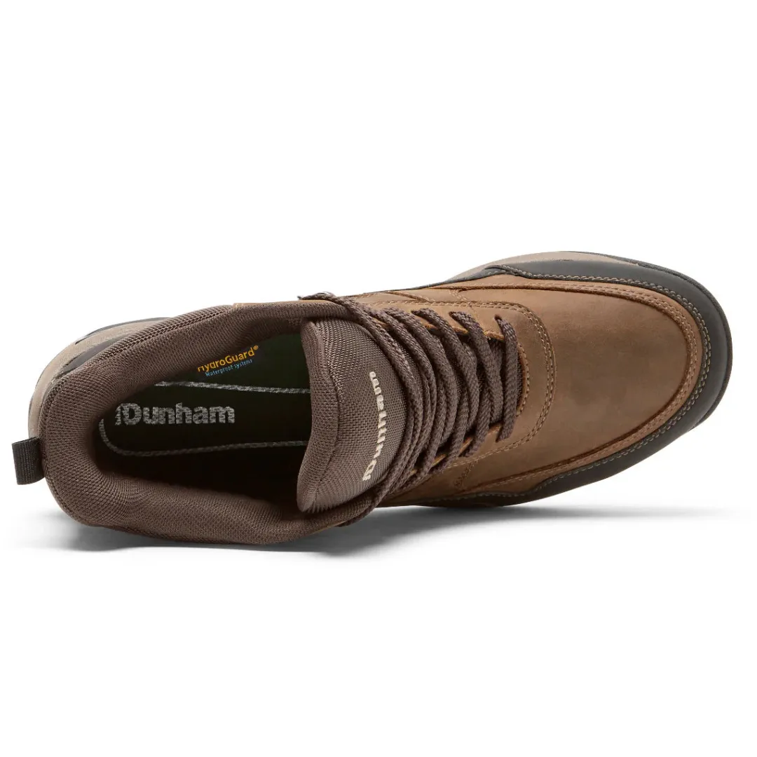 Wide|Boots>Rockport Men's Cloud Plus Mid II Waterproof Boot BROWNLEATHER