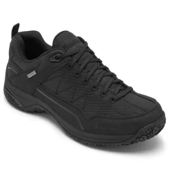 Shoes|Wide>Rockport Men's Cloud Plus Waterproof Lace-Up Trekker BLACK