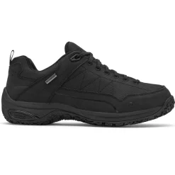 Shoes|Wide>Rockport Men's Cloud Plus Waterproof Lace-Up Trekker BLACK