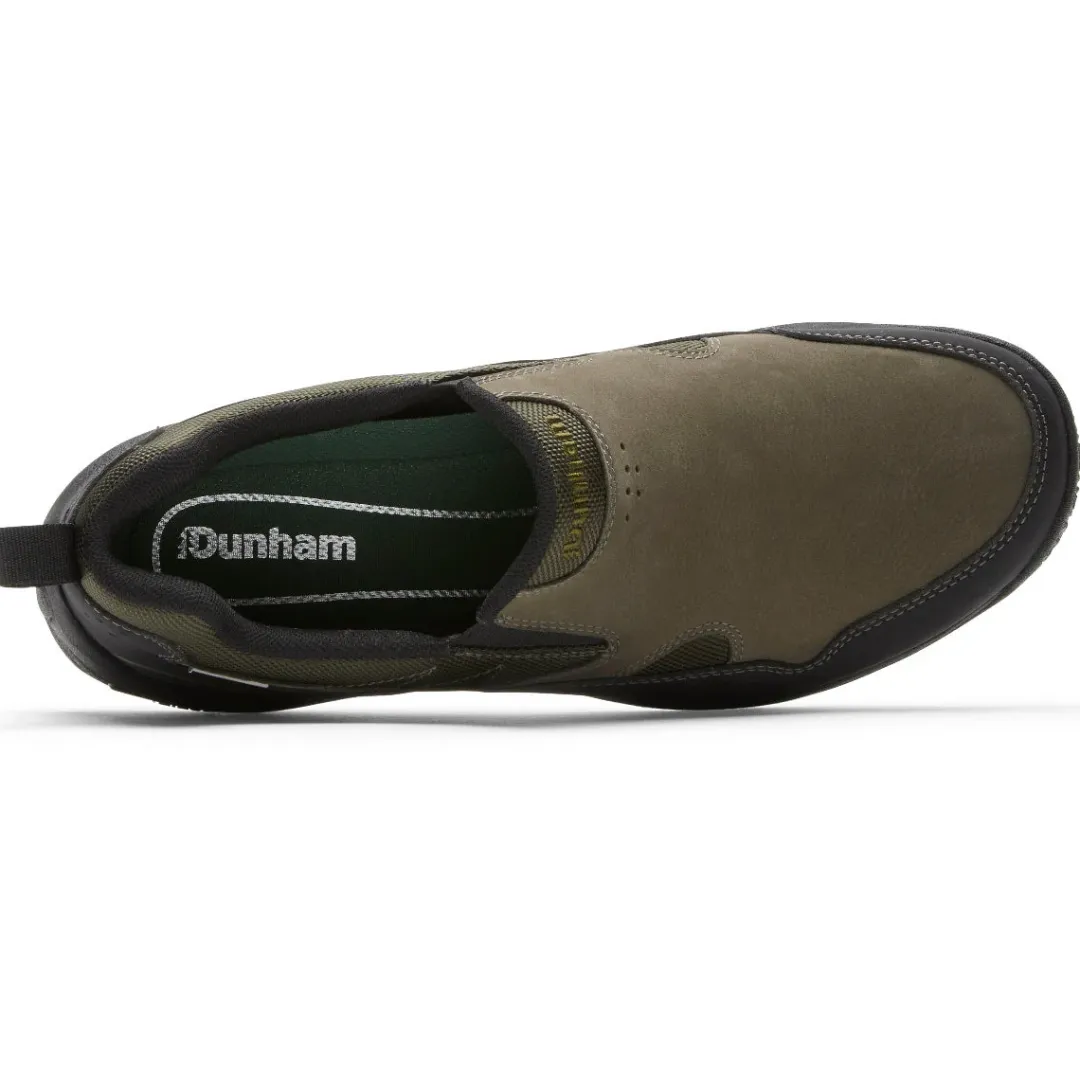 Wide|Shoes>Rockport Men's Cloud Plus Waterproof Slip-On Shoe BREEN
