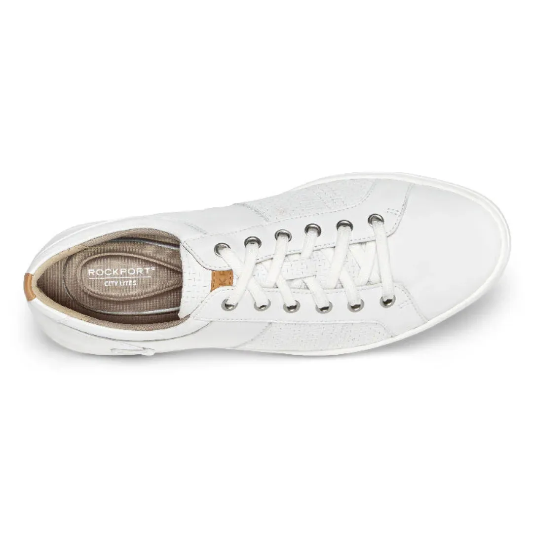 Sneakers|Sneakers>Rockport Men's Colle Lace-to-Toe Sneaker WHITE
