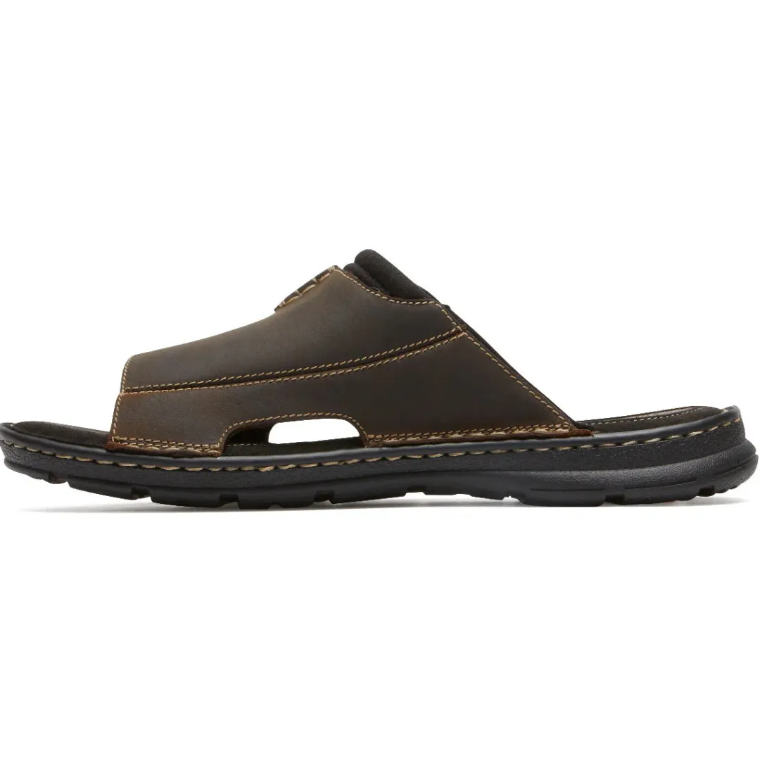 Sandals|Sandals>Rockport Men's Darwyn 2 Slide BROWNIILEA