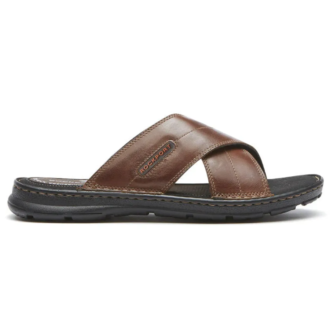 Sandals|Sandals>Rockport Men's Darwyn Cross Band Slide COACHBROWNLEA