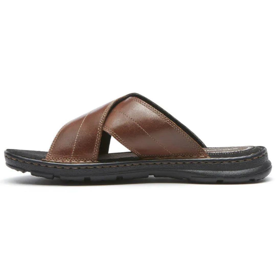 Sandals|Sandals>Rockport Men's Darwyn Cross Band Slide COACHBROWNLEA
