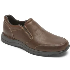 Loafers & Slip-ons|Loafers & Slip-ons>Rockport Men's Edge Hill 2 Double Gore Slip-On LIGHTBROWN