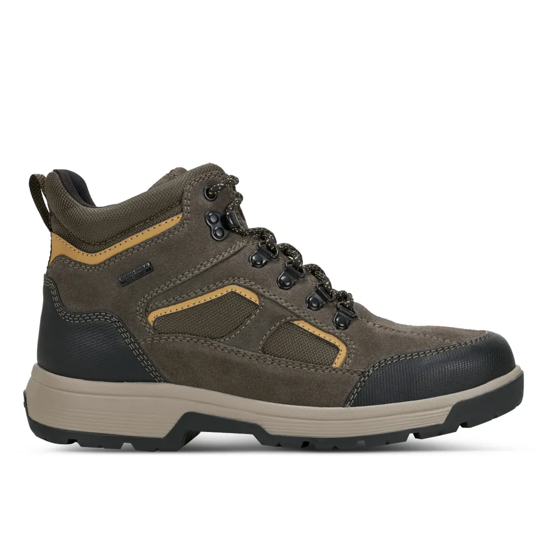 Boots|Boots>Rockport Men's Evan Waterproof Casual Lace-up Boots Green/Brown