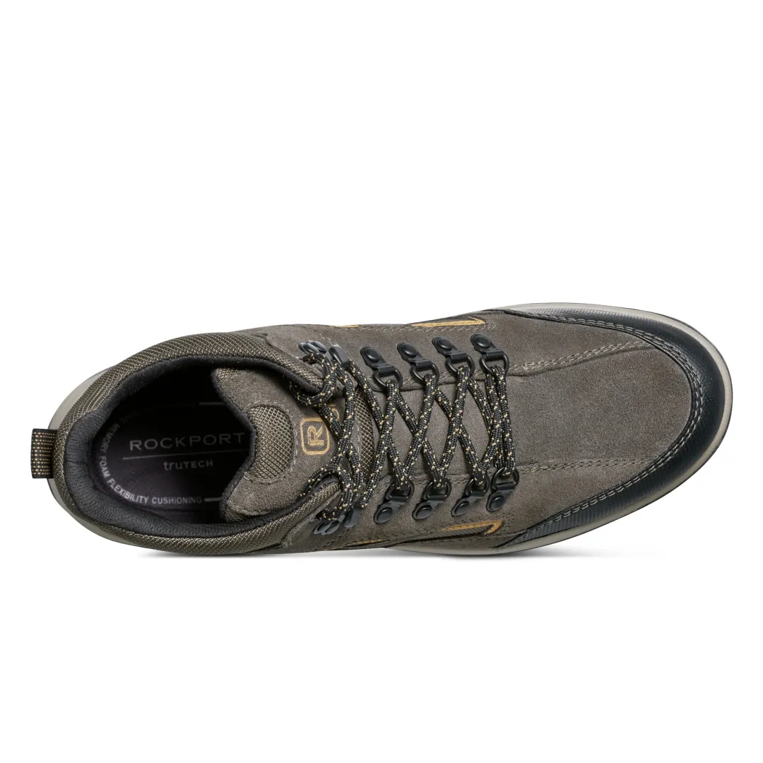 Boots|Boots>Rockport Men's Evan Waterproof Casual Lace-up Boots Green/Brown