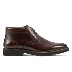 Boots|Boots>Rockport Men's Flynn Lace-up Almond Toe Casual Boots DarkBrown