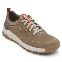Wide>Rockport Men's Glastonbury Waterproof uBal Walking Shoe Breen