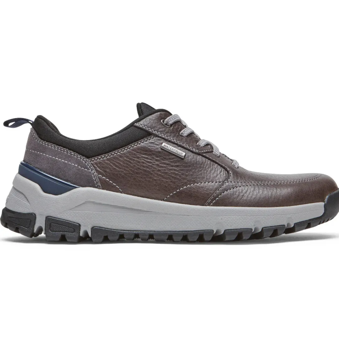 Shoes|Wide>Rockport Men's Glastonbury Waterproof uBal Walking Shoe STEELGREYLEATHER/SUEDE