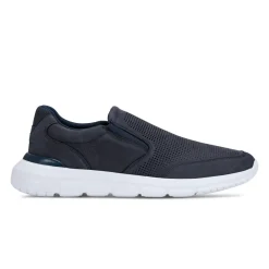Sneakers|Sneakers>Rockport Men's Jaimin Round Toe Slip-on Casual Sneakers DarkBlue