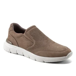 Sneakers|Sneakers>Rockport Men's Jaimin Round Toe Slip-on Casual Sneakers DarkGreen