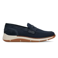 Loafers & Slip-ons|Loafers & Slip-ons>Rockport Men's Lance Casual Slip-on Flat Loafers DarkBlue