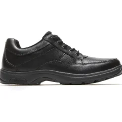 Wide|Shoes>Rockport Men's Midland Waterproof Oxford BLACK