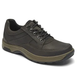 Wide|Shoes>Rockport Men's Midland Waterproof Oxford BROWNNUBUCK