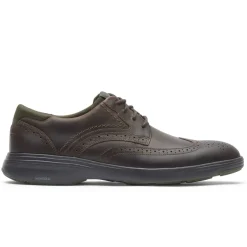 Oxfords & Lace-ups|Oxfords & Lace-ups>Rockport Men's Noah Wing Tip Walking Shoe DarkBrown
