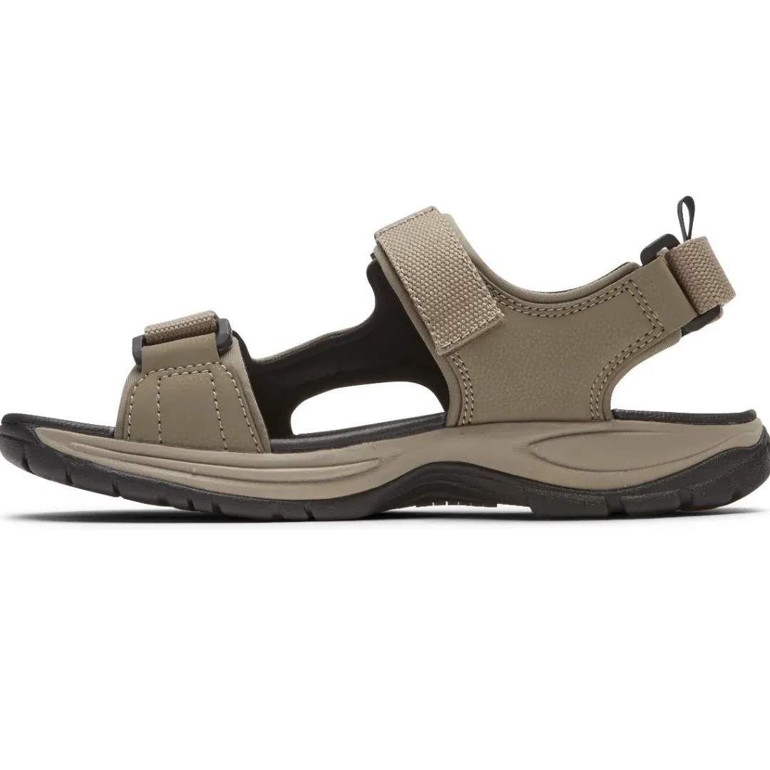 Sandals>Rockport Men's Nolan Water-Friendly Sandal TAUPE