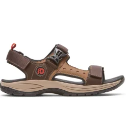 Sandals>Rockport Men's Nolan Water-Friendly Sandal Java