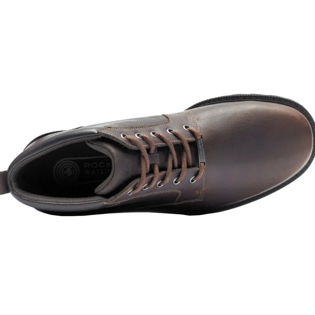 Boots|Boots>Rockport Men's Northfield Waterproof Plain Toe Boot CHOCOLATE