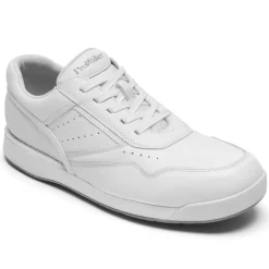 Sneakers|Sneakers>Rockport Men's ProWalker 7100 Plus Lace-Up Active Shoe WHITELEATHER