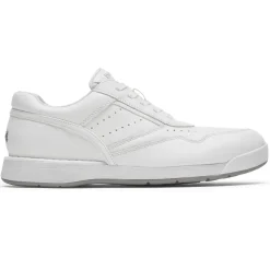 Sneakers|Sneakers>Rockport Men's ProWalker 7100 Plus Lace-Up Active Shoe WHITELEATHER