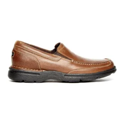 Loafers & Slip-ons|Loafers & Slip-ons>Rockport Men's Prowalker Eureka Plus Slip-On BRIDLEBROWN
