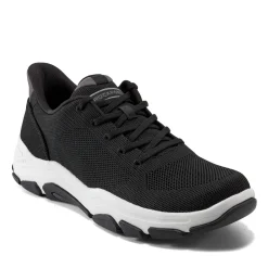 Sneakers|Sneakers>Rockport Men's Rafferty Step Activated Lace-up Casual Sneakers Black