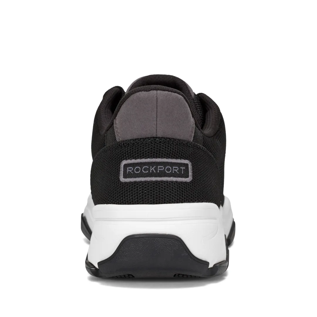 Sneakers|Sneakers>Rockport Men's Rafferty Step Activated Lace-up Casual Sneakers Black