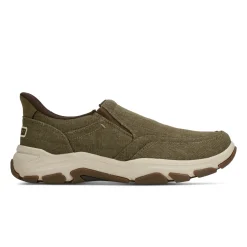 Sneakers|Sneakers>Rockport Men's Reece Step Activated Casual Slip-on GreenCanvas