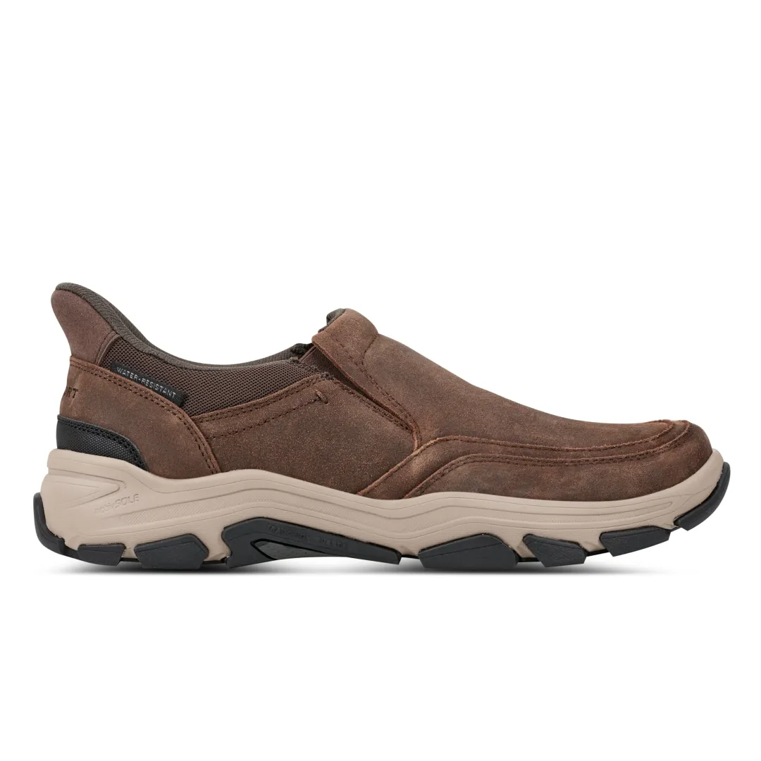 Sneakers|Sneakers>Rockport Men's Reece Step Activated Casual Slip-on MediumBrown