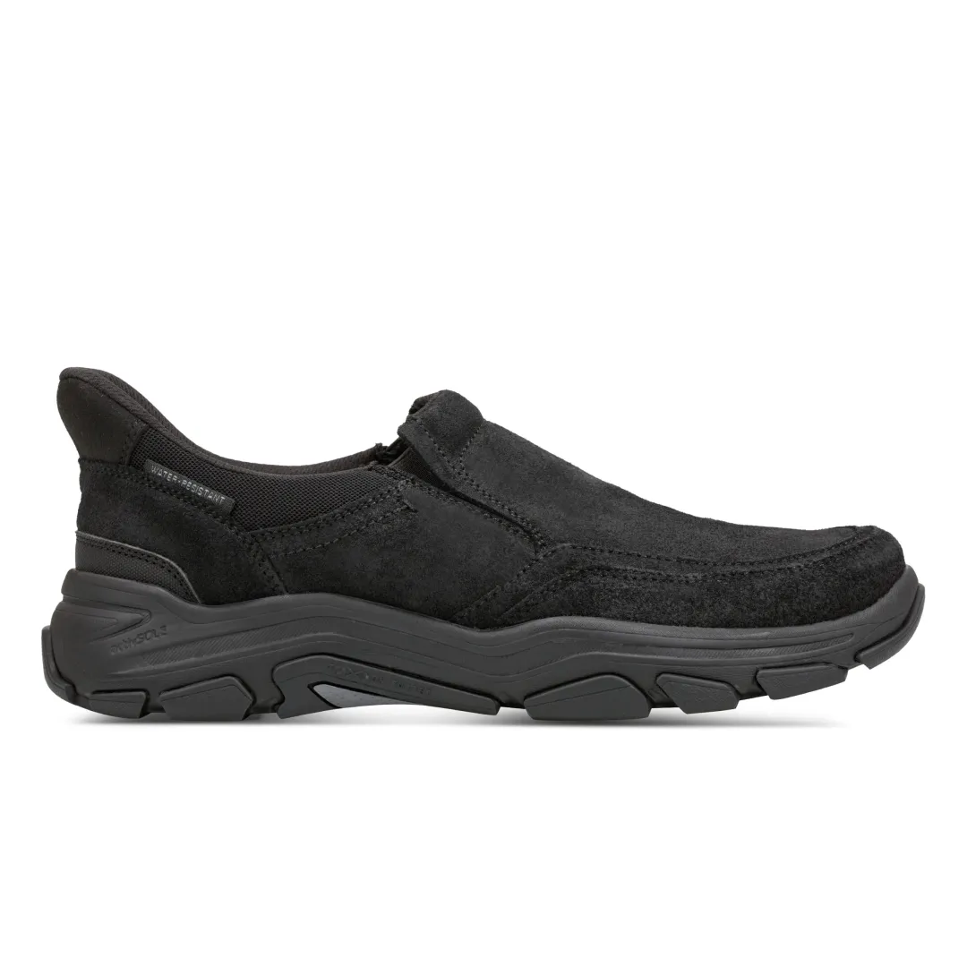 Sneakers|Sneakers>Rockport Men's Reece Step Activated Casual Slip-on Black